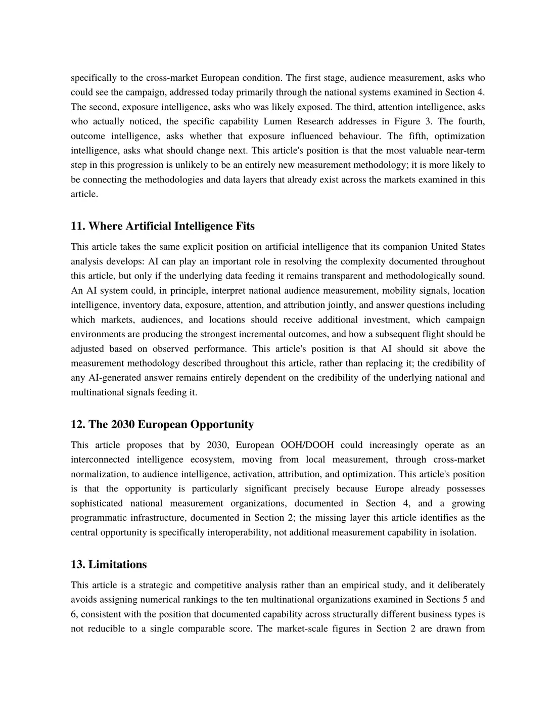 Page 9 of 12 of The Data Behind the Billboard: Europe. The text of this page is in the Read online view.