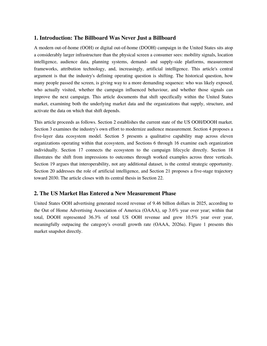 Page 2 of 12 of The Data Behind the Billboard: United States. The text of this page is in the Read online view.