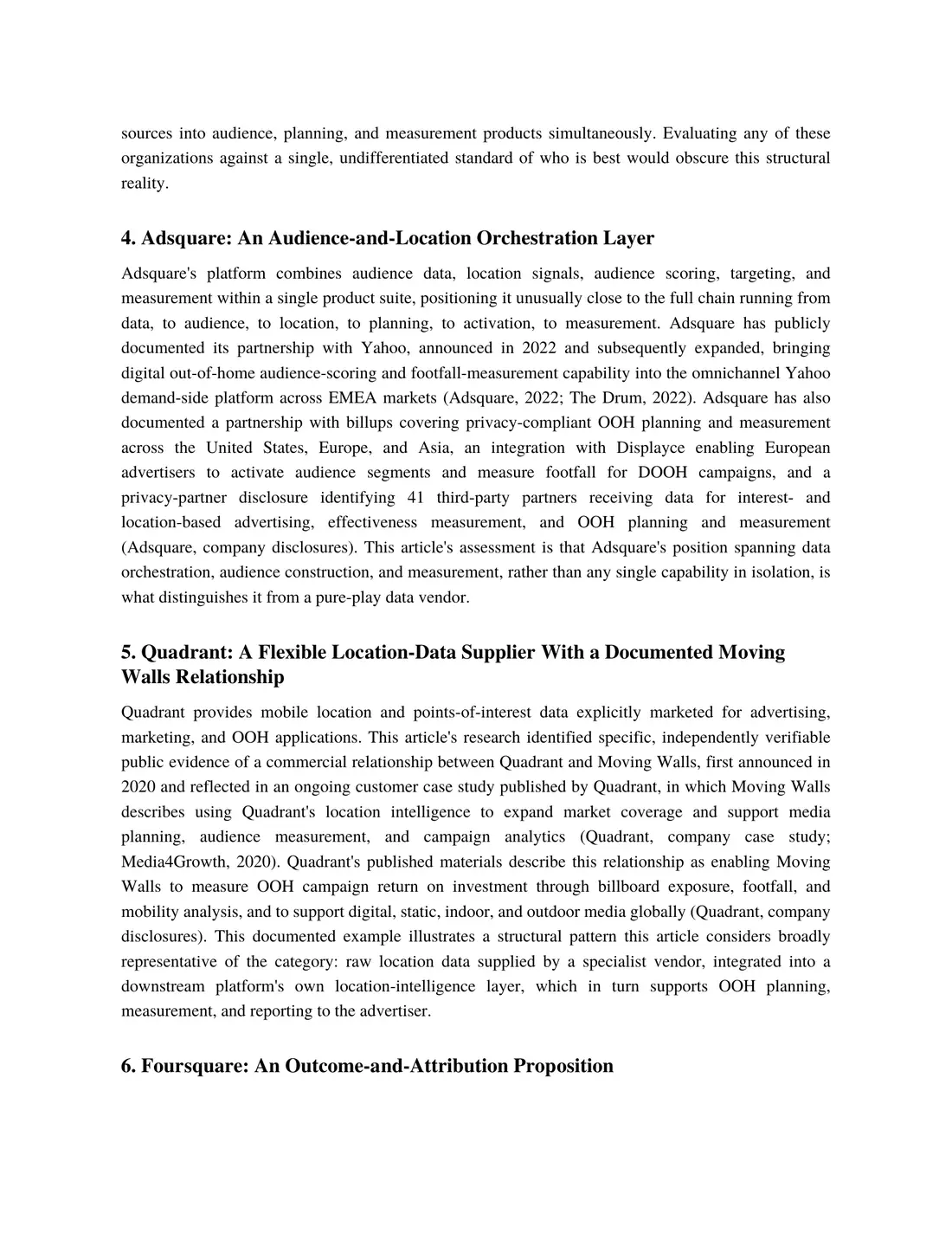 Page 4 of 15 of The Hidden Data Infrastructure Behind Modern OOH. The text of this page is in the Read online view.