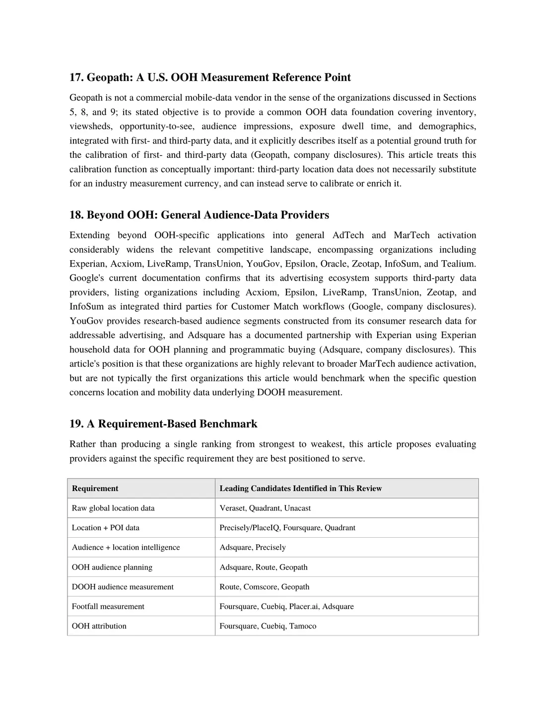 Page 8 of 15 of The Hidden Data Infrastructure Behind Modern OOH. The text of this page is in the Read online view.