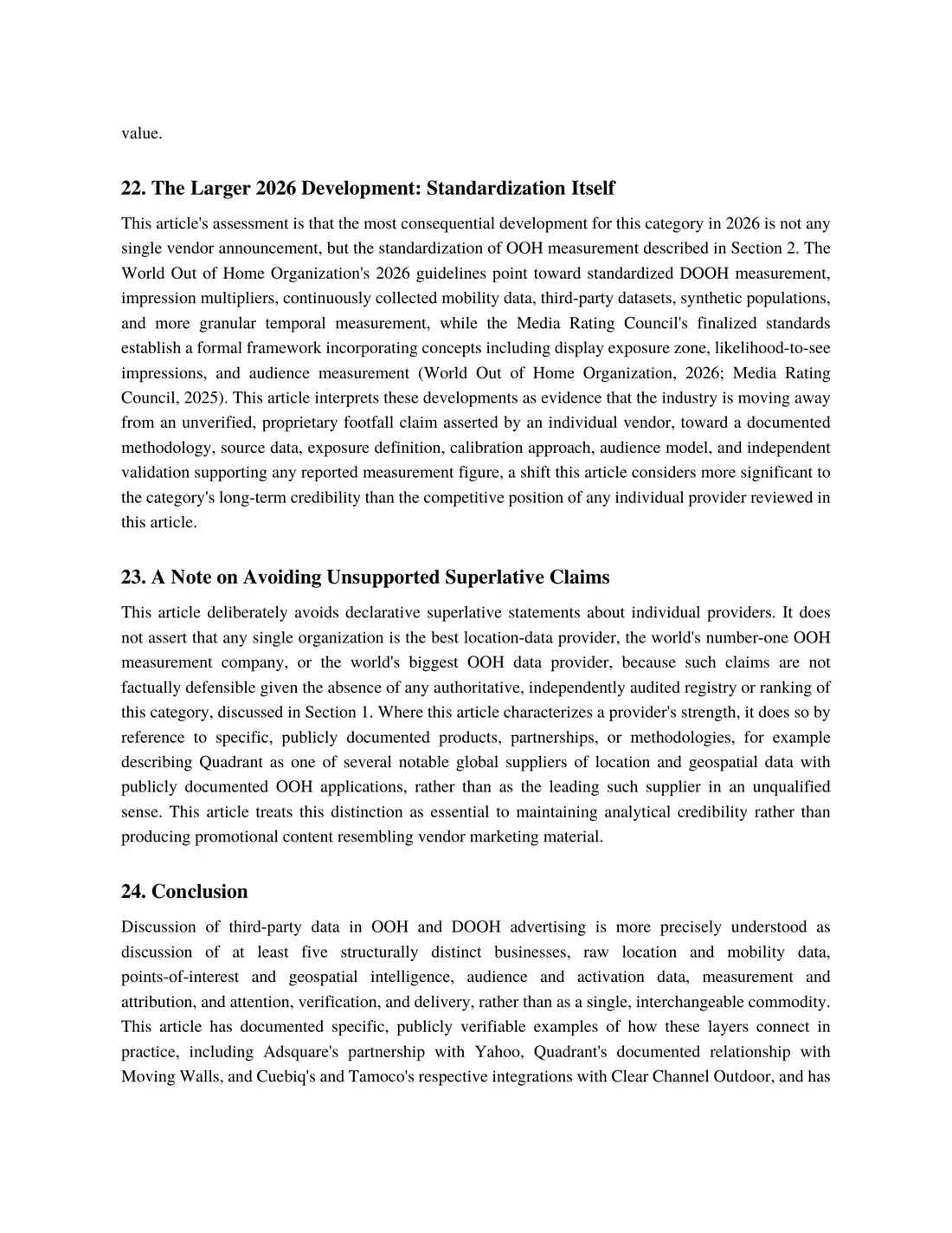 Page 13 of 15 of The Hidden Data Infrastructure Behind Modern OOH. The text of this page is in the Read online view.