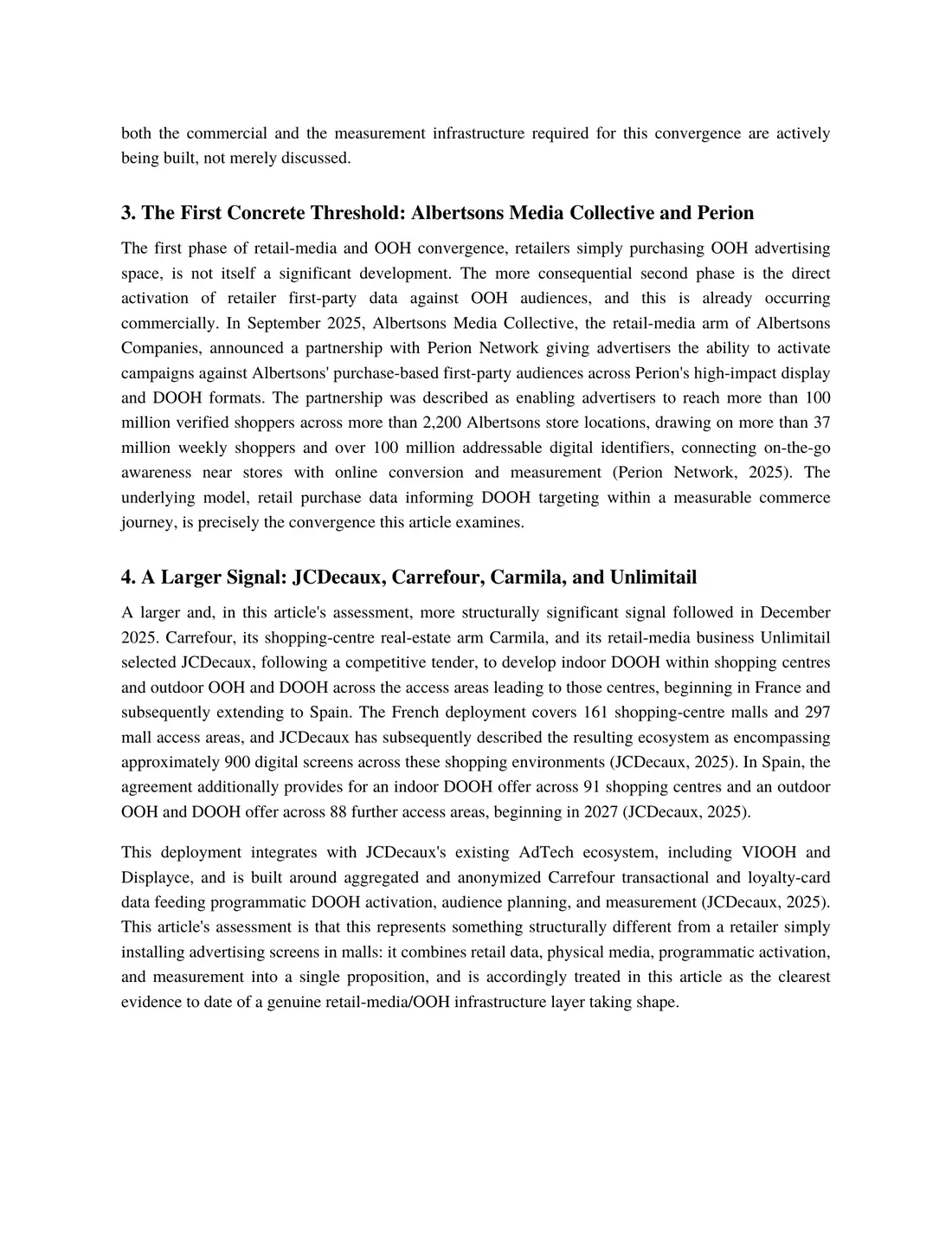 Page 3 of 11 of OOH and Retail Media. The text of this page is in the Read online view.
