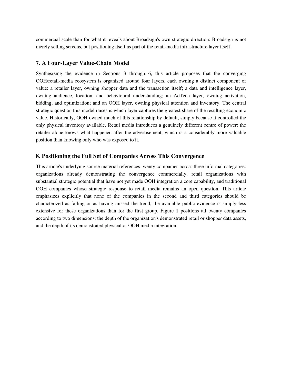 Page 5 of 11 of OOH and Retail Media. The text of this page is in the Read online view.