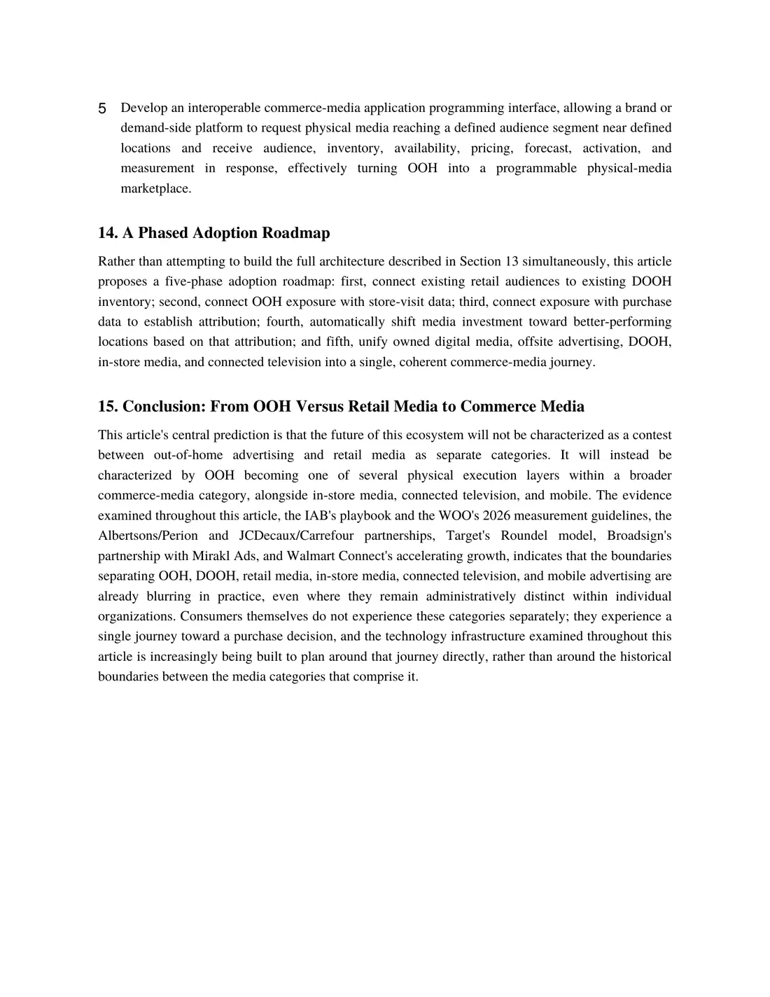 Page 10 of 11 of OOH and Retail Media. The text of this page is in the Read online view.