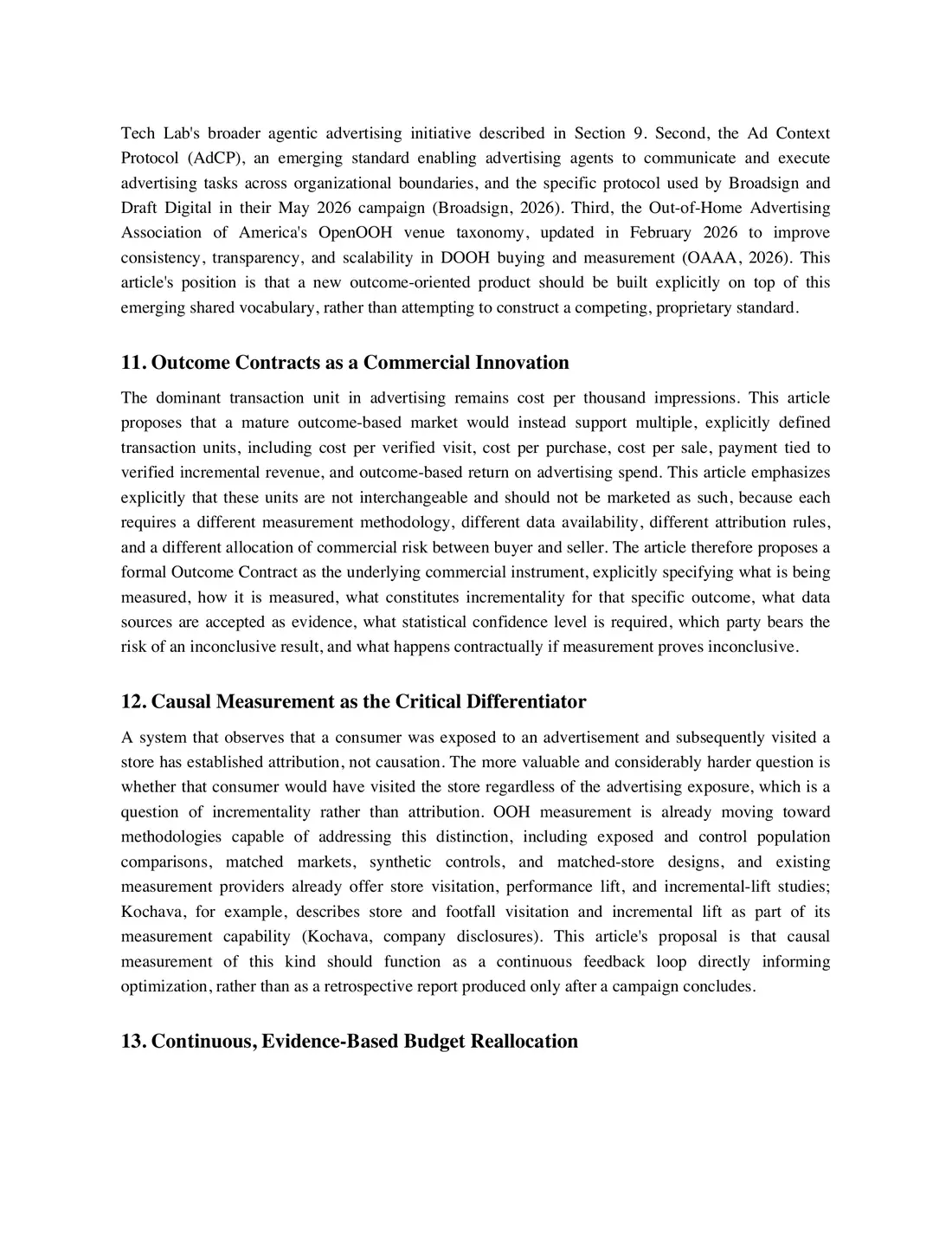 Page 8 of 17 of From Media Buying to Outcome Engineering. The text of this page is in the Read online view.