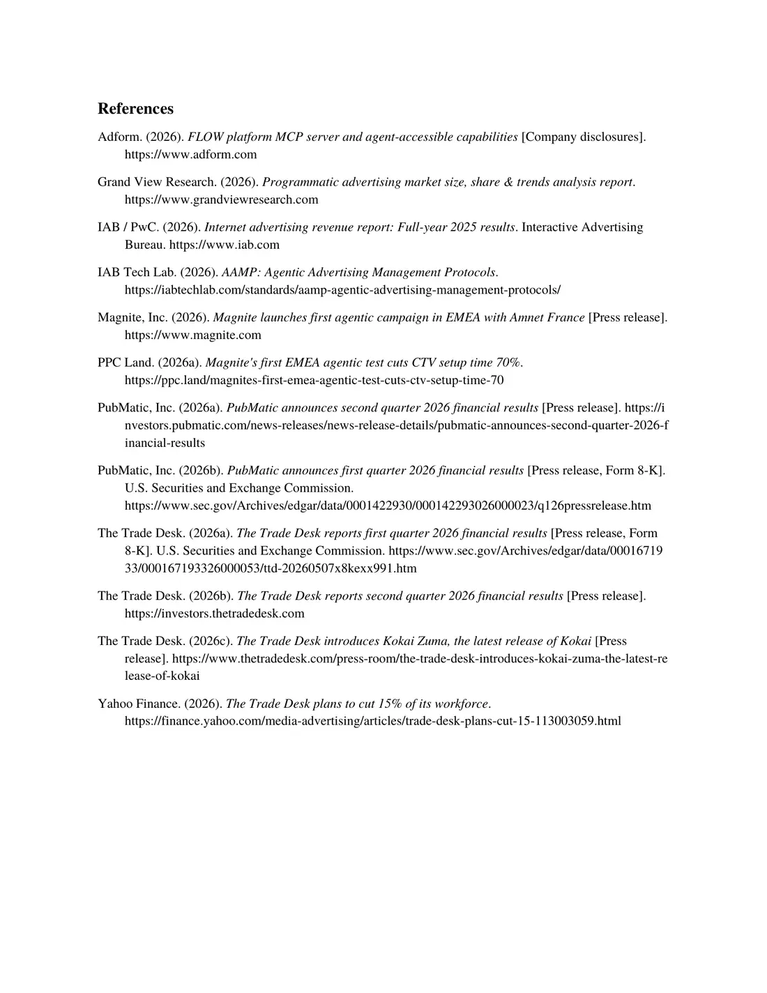 Page 13 of 13 of From Buying Interface to Execution Infrastructure. The text of this page is in the Read online view.